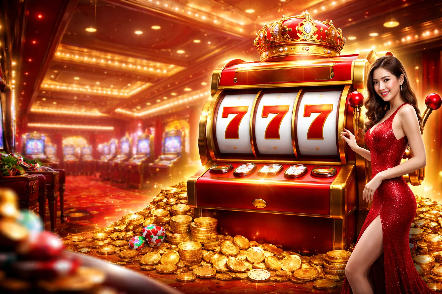 Hình ảnh tổng quan về thuật ngữ Slot Game